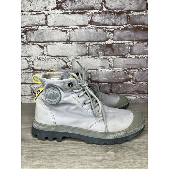 Palladium Pampa Travel Lite Slate Gray Combat Mesh Boots Men Sz 7M US/40EU W8.5M - Picture 11 of 16